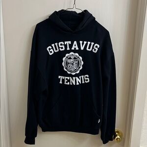 Gustavus College Tennis Black Hoodie